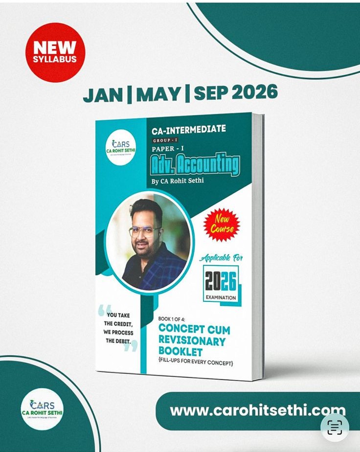 Courses CA Intermediate Accounting revision book for January and May September 2026 exams