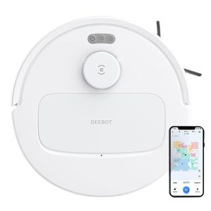 Smart robot vacuum cleaner with app control for automated home cleaning