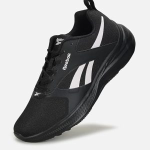 Black Reebok sports shoe