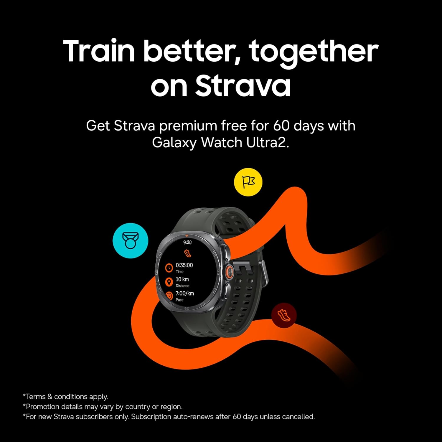 Galaxy Watch Ultra – Strava Fitness Tracking Samsung Galaxy Watch Ultra with Strava fitness tracking