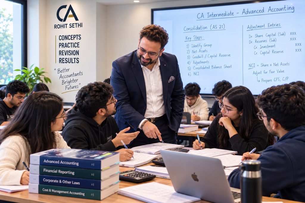 CA Intermediate Advanced Accounting – Regular Batch CA Intermediate Advanced Accounting Regular Batch classroom
